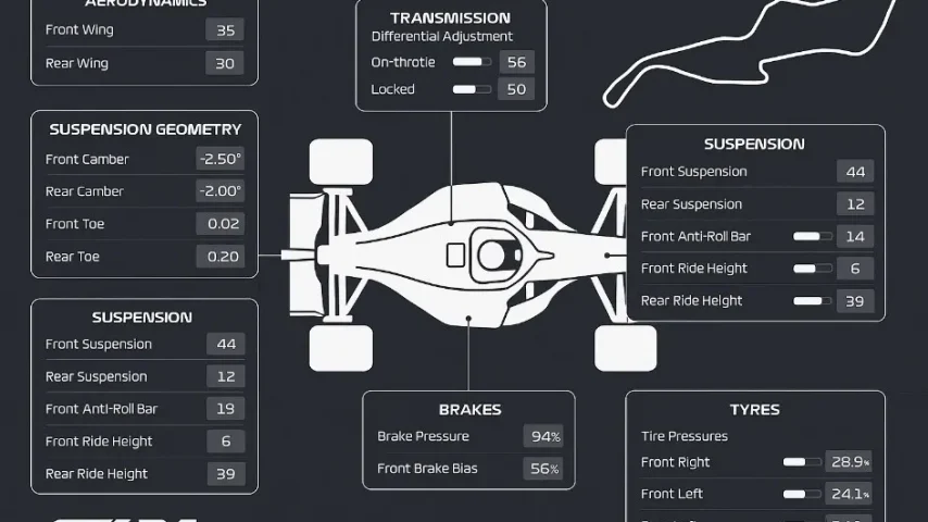 Лучший гоночный сетап для Имолы в F1 24: стабильность на апексах